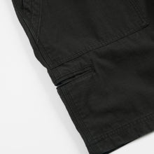Load image into Gallery viewer, BACKSATIN ESSENTIAL FATIGUE SHORTS - BLACK
