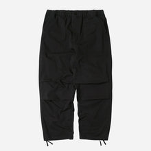 Load image into Gallery viewer, BANDING WIDE FATIGUE PANTS - BLACK
