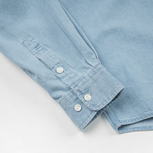 Load image into Gallery viewer, BLEACHED UTILITY SHIRT - LIGHT BLUE
