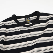 Load image into Gallery viewer, BLOCK STRIPE L/S T-SHIRT - BLACK
