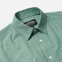Load image into Gallery viewer, Cigarette Pocket Chambray Shirt - Green
