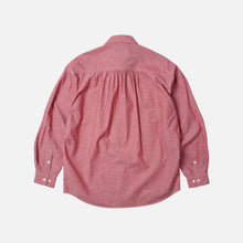 Load image into Gallery viewer, Cigarette Pocket Chambray Shirt - Red
