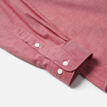 Load image into Gallery viewer, Cigarette Pocket Chambray Shirt - Red
