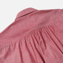 Load image into Gallery viewer, Cigarette Pocket Chambray Shirt - Red
