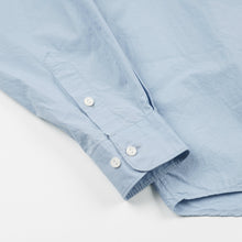 Load image into Gallery viewer, CIGARETTE POCKET TYPEWRITER SHIRT - SKY BLUE
