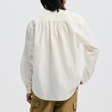 Load image into Gallery viewer, CIGARETTE POCKET TYPEWRITER SHIRT - BUTTER
