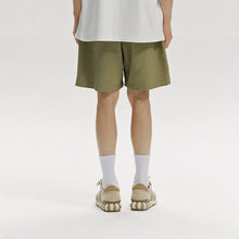 Load image into Gallery viewer, COMFORTABLE BANDING SHORTS - MOSS GREEN
