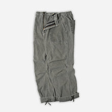 Load image into Gallery viewer, CORDUROY BANDING WIDE FATIGUE PANTS - OLIVE
