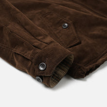 Load image into Gallery viewer, CORDUROY BUDDY HARRINGTON JACKET - BROWN
