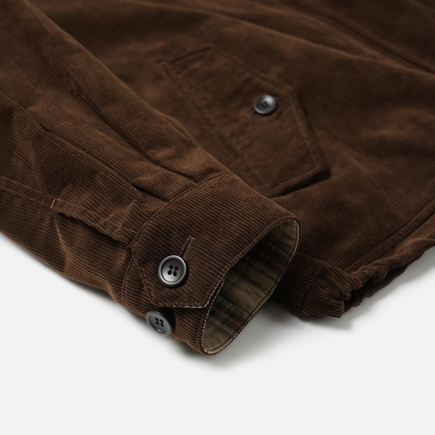 CORDUROY BUDDY HARRINGTON JACKET - BROWN - THE GREAT DIVIDE 