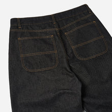 Load image into Gallery viewer, CP WIDE DENIM PANTS - BLACK
