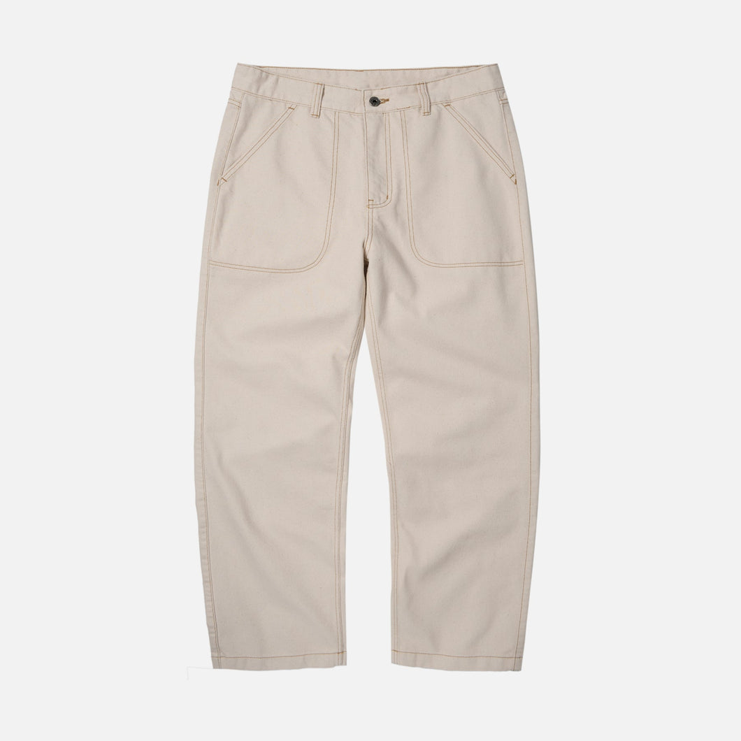 CP WIDE DENIM PANTS - NATURAL