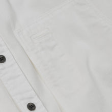 Load image into Gallery viewer, DENIM CARPENTER POCKET WORK SHIRT - WHITE HBT
