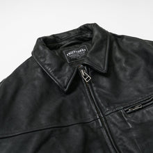 Load image into Gallery viewer, Destroyed Cowhide Leather Jacket - Black
