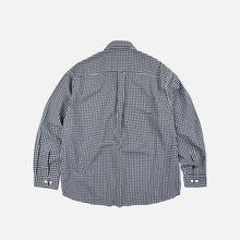 Load image into Gallery viewer, EASE GINGHAM CHECK SHIRT - BLACK
