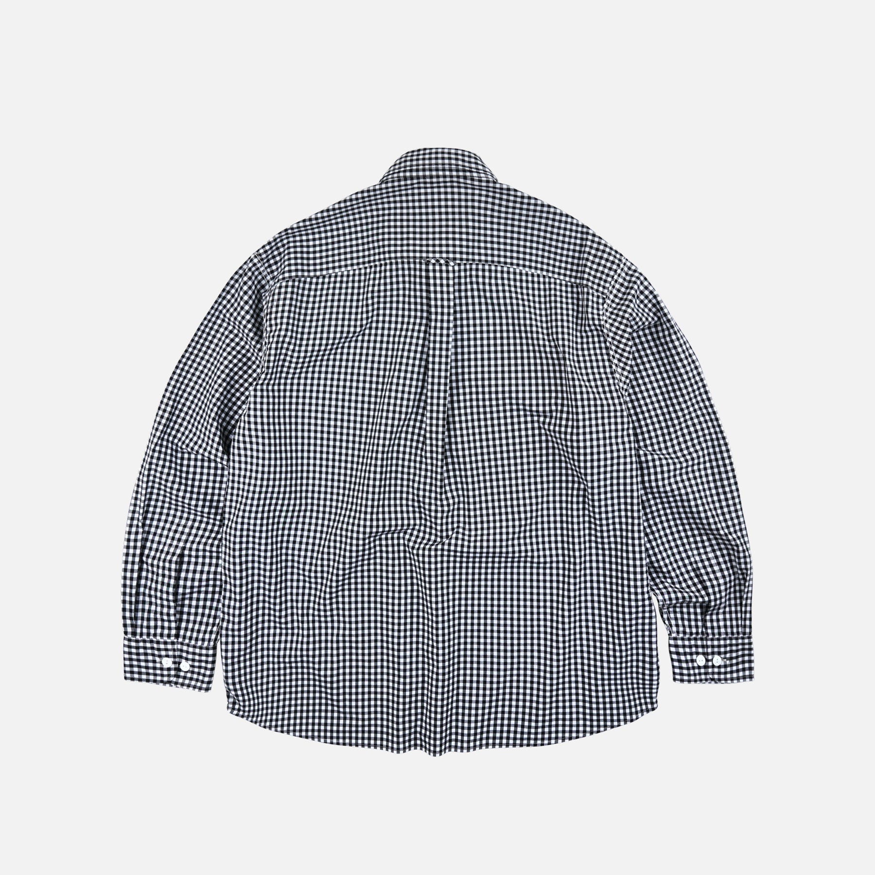 EASE GINGHAM CHECK SHIRT - BLACK - THE GREAT DIVIDE – Frizmworks