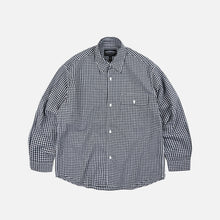 Load image into Gallery viewer, EASE GINGHAM CHECK SHIRT - BLACK

