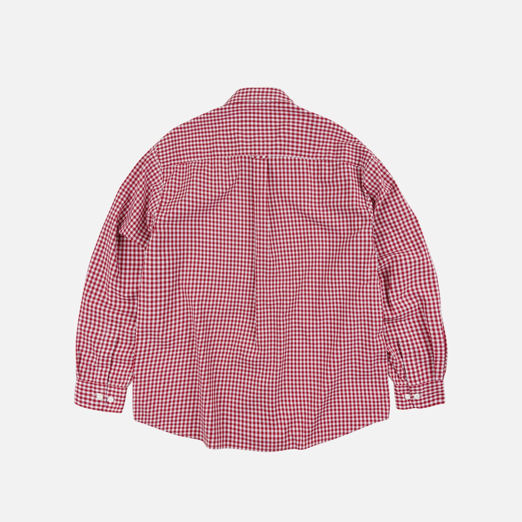 EASE GINGHAM CHECK SHIRT - RED - THE GREAT DIVIDE – Frizmworks