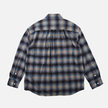 Load image into Gallery viewer, FLANNEL CHECK WORK SHIRT - MIDNIGHT BLUE

