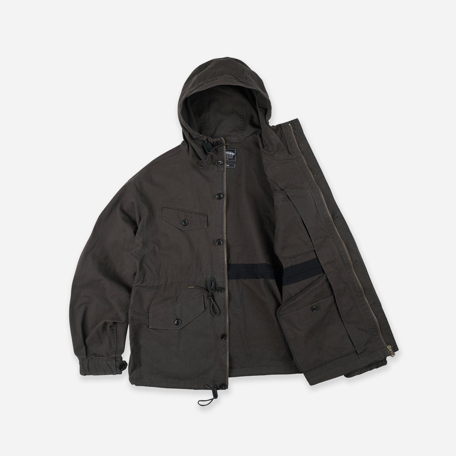 FRENCH M47 PARKA JACKET - CHARCOAL - THE GREAT DIVIDE – Frizmworks