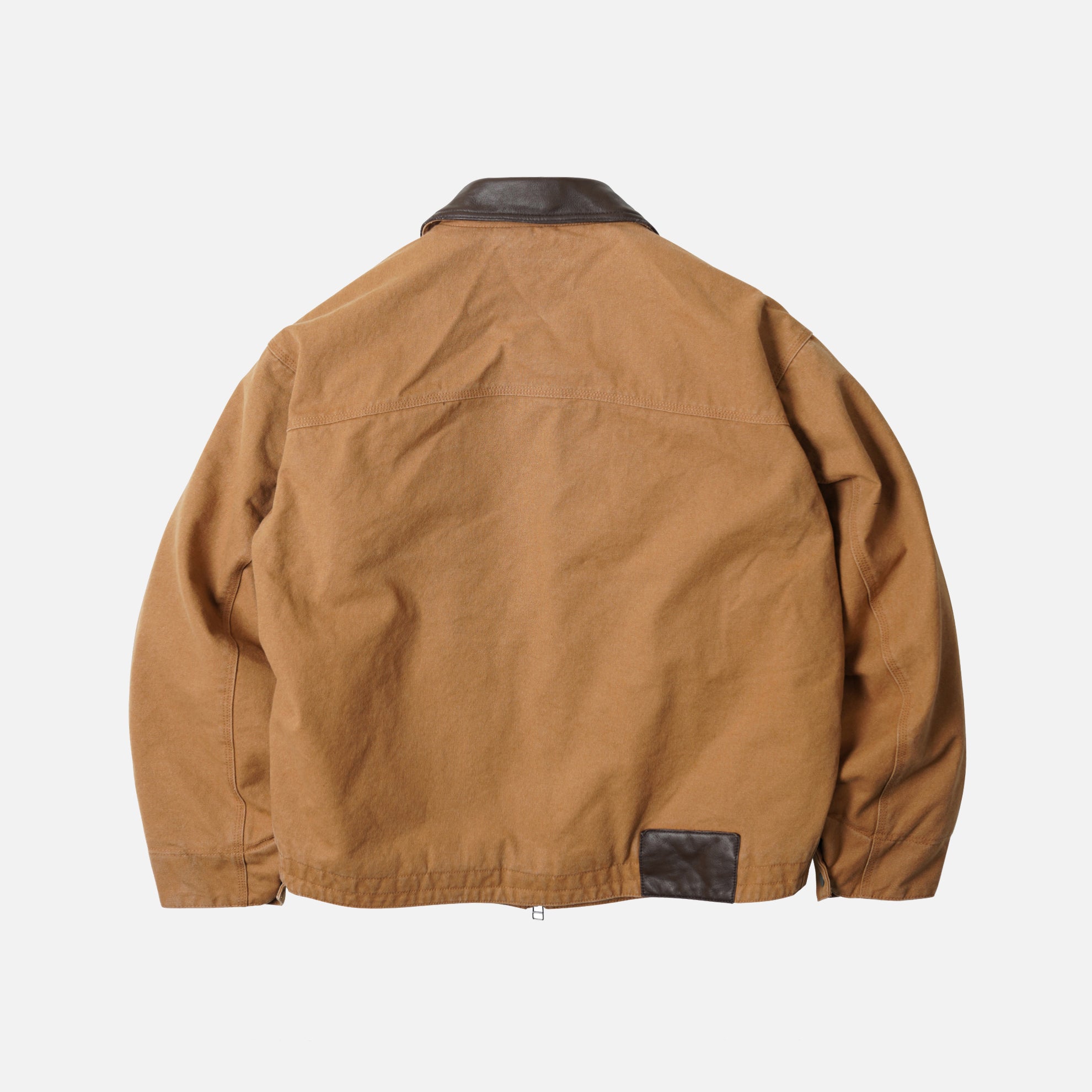 HEAVY CANVAS DESTROYED WORK JACKET - TAN - THE GREAT DIVIDE