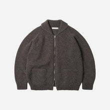 Load image into Gallery viewer, Heavy Cowichan Zip Up Cardigan - Sephia
