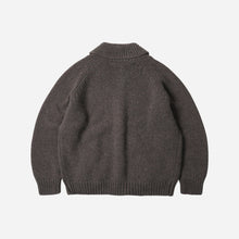 Load image into Gallery viewer, Heavy Cowichan Zip Up Cardigan - Sephia
