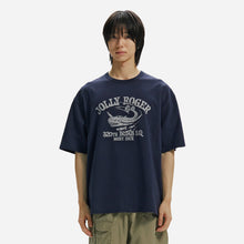 Load image into Gallery viewer, JOLLY ROGER MOBY DICK TEE - NAVY
