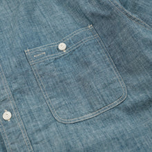 Load image into Gallery viewer, KUROKI CHAMBRAY WORK SHIRT - WASHED BLUE
