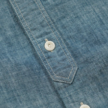 Load image into Gallery viewer, KUROKI CHAMBRAY WORK SHIRT - WASHED BLUE
