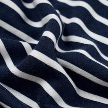 Load image into Gallery viewer, LOOP PATCH L/S T-SHIRT - STRIPE NAVY
