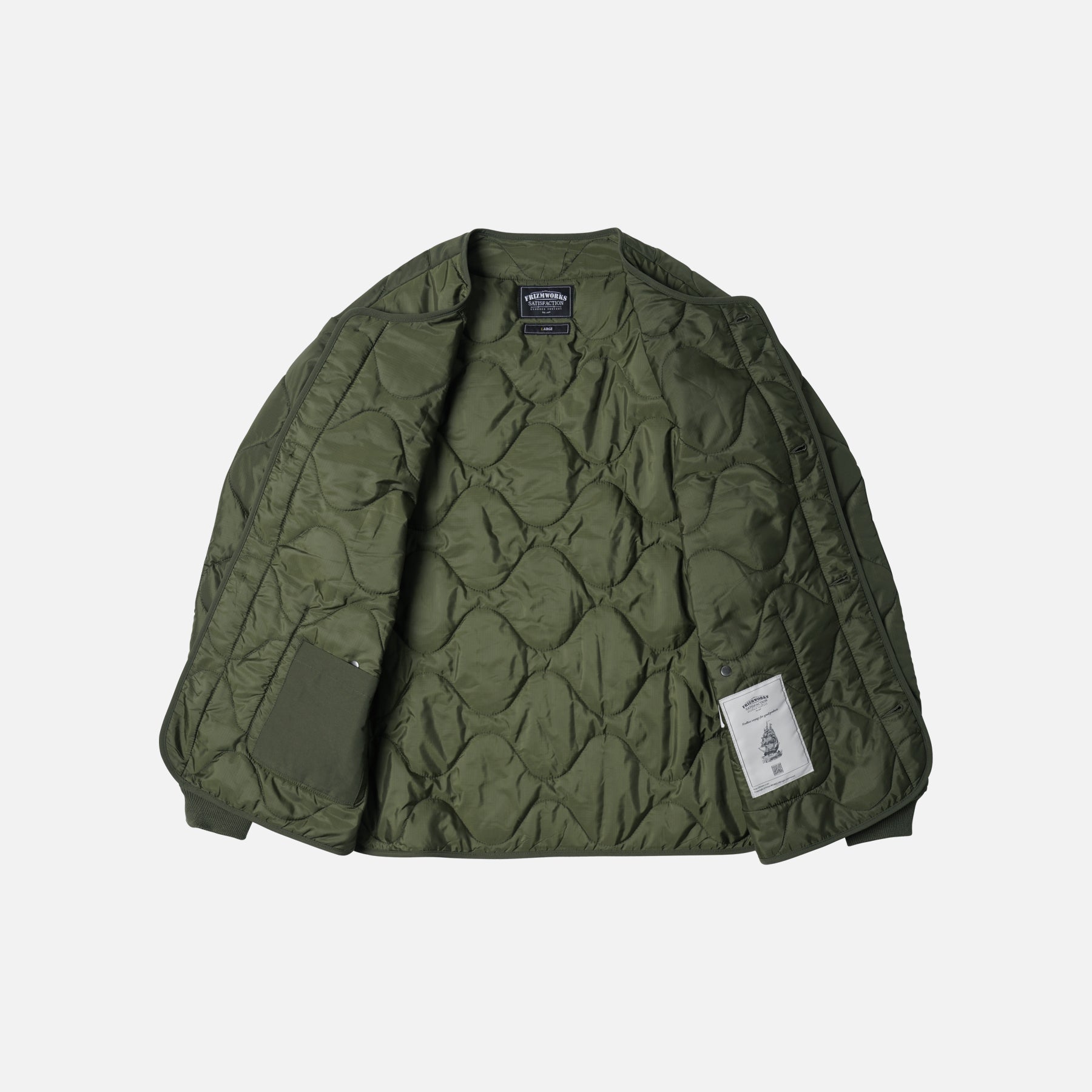 FIELD LINER JACKET - OLIVE - THE GREAT DIVIDE – Frizmworks