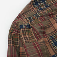 Load image into Gallery viewer, MADRAS PATCHWORK RELAXED SHIRT - BROWNIE
