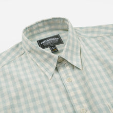 Load image into Gallery viewer, MELANGE CHECK WORK SHIRT - PALE GREEN
