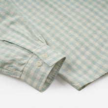Load image into Gallery viewer, MELANGE CHECK WORK SHIRT - PALE GREEN
