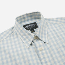 Load image into Gallery viewer, MELANGE CHECK WORK SHIRT - SKY BLUE
