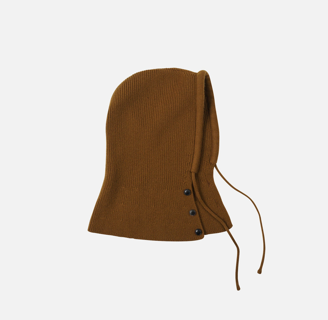 MERINO WOOL BALACLAVA - CARAMEL