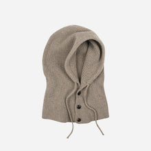 Load image into Gallery viewer, Merino Wool Knit Balaclava - Oatmeal
