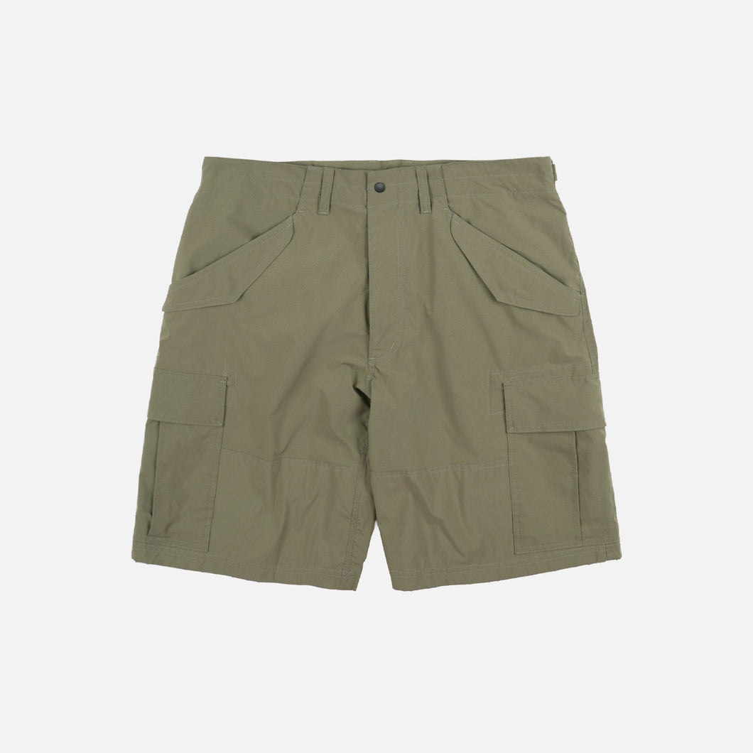 MICRO RIPSTOP CARGO SHORTS - LIGHT OLIVE - THE GREAT DIVIDE
