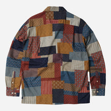 Load image into Gallery viewer, MIXED PATCHWORK SHIRT - MULTI COLOUR
