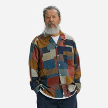 Load image into Gallery viewer, MIXED PATCHWORK SHIRT - MULTI COLOUR
