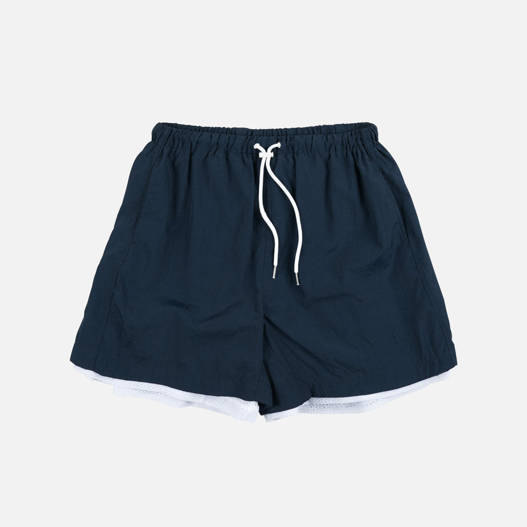 MONDRIAN LIGHT SHORTS - NAVY