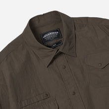 Load image into Gallery viewer, NYLON UTILITY POCKET OVERSHIRT - BROWN
