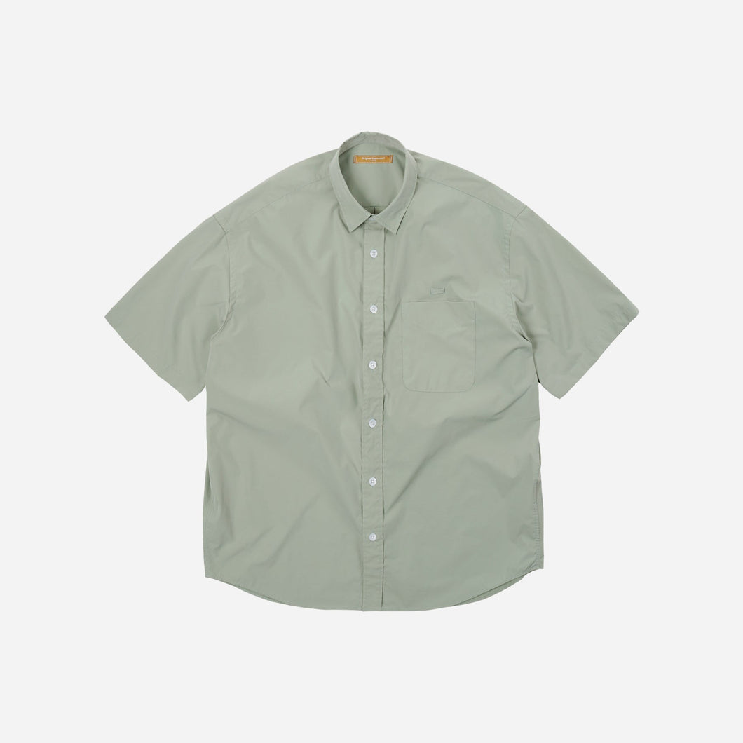 OG POPLIN OVERSIZED SHIRT - LIGHT GREEN