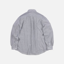 Load image into Gallery viewer, OG STRIPE SEERSUCKER SHIRT - BLACK
