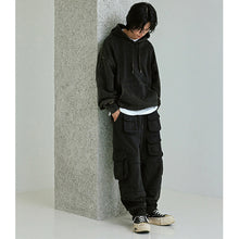 Load image into Gallery viewer, OG VINTAGE DYEING PULLOVER HOODY - BLACK BROWN
