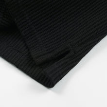 Load image into Gallery viewer, OVERSIZED WAFFLE POCKET T-SHIRT - BLACK
