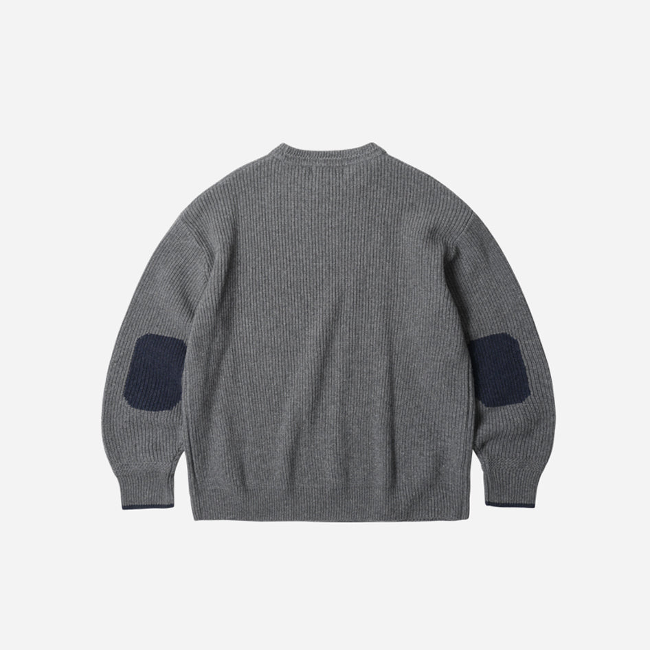 【美品】ATTACHMENT PE KNIT CREWNECK PULLOVER 美品】ATTACHMENT PE KNIT CREWNECK PULLOVER