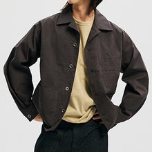 Load image into Gallery viewer, RELAXED COVERALL JACKET - CHARCOAL
