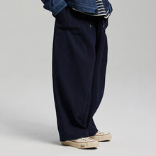 Load image into Gallery viewer, SASHIKO DENIM BALLOON PANTS - INDIGO
